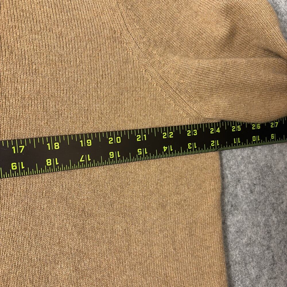 Brooks Brothers 3/4 Zip 3ply 100% Cashmere Scotland Sweater Xl - Picture 7 of 9